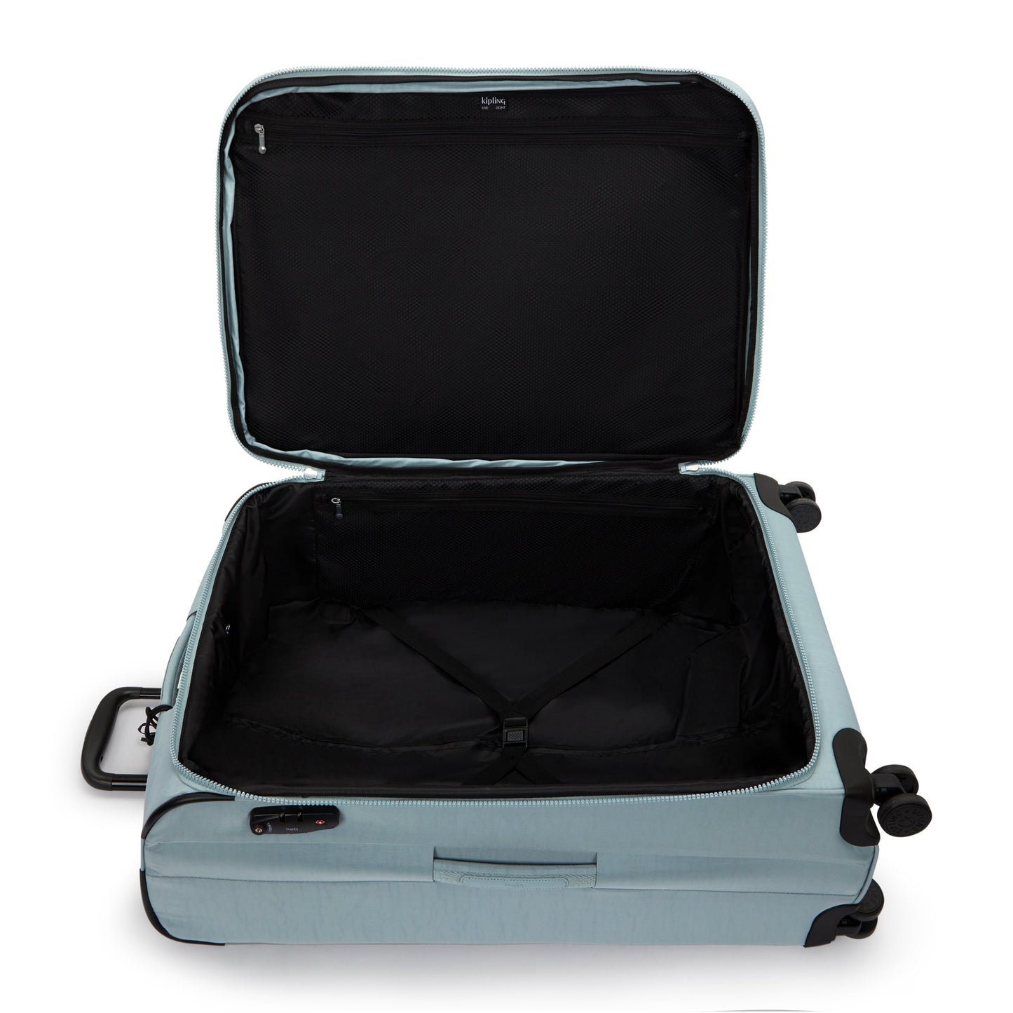 Kipling New Youri Spin L Relaxed Grey Large Expandable Wheeled Luggage I7930-3NL