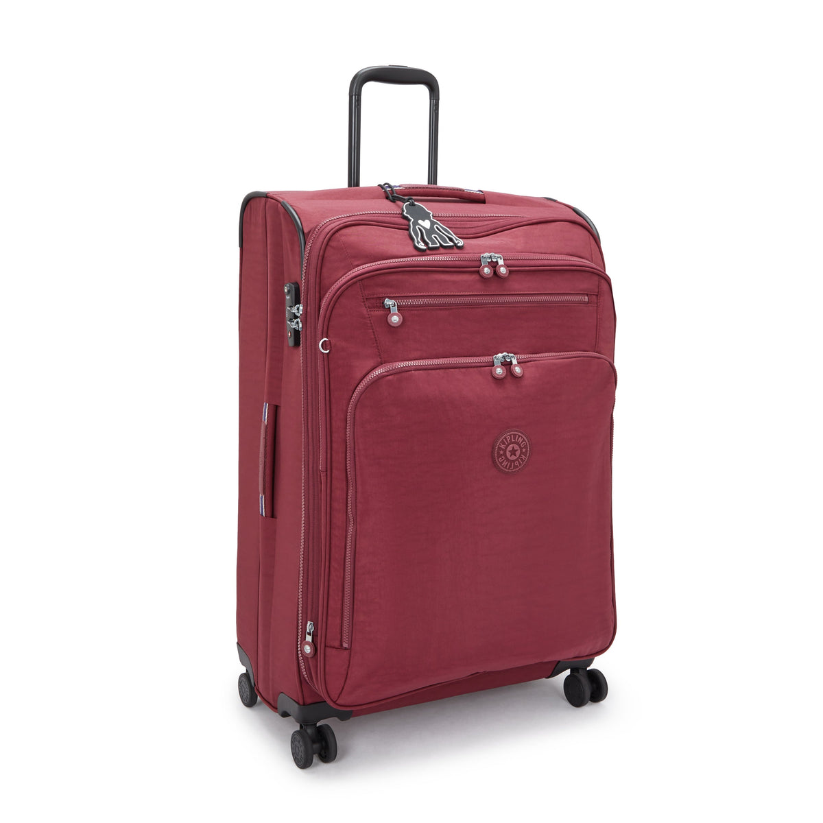 Kipling New Youri Spin L Lounge Wine Large expandable wheeled luggage I7930-5FW