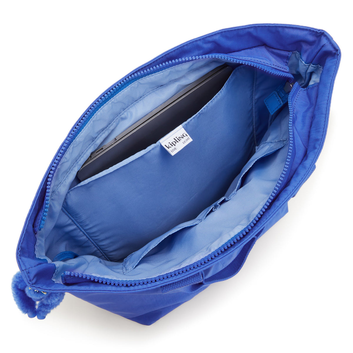KIPLING-Hanifa-Large Tote With Laptop Compartment-Havana Blue-I7937-JC7