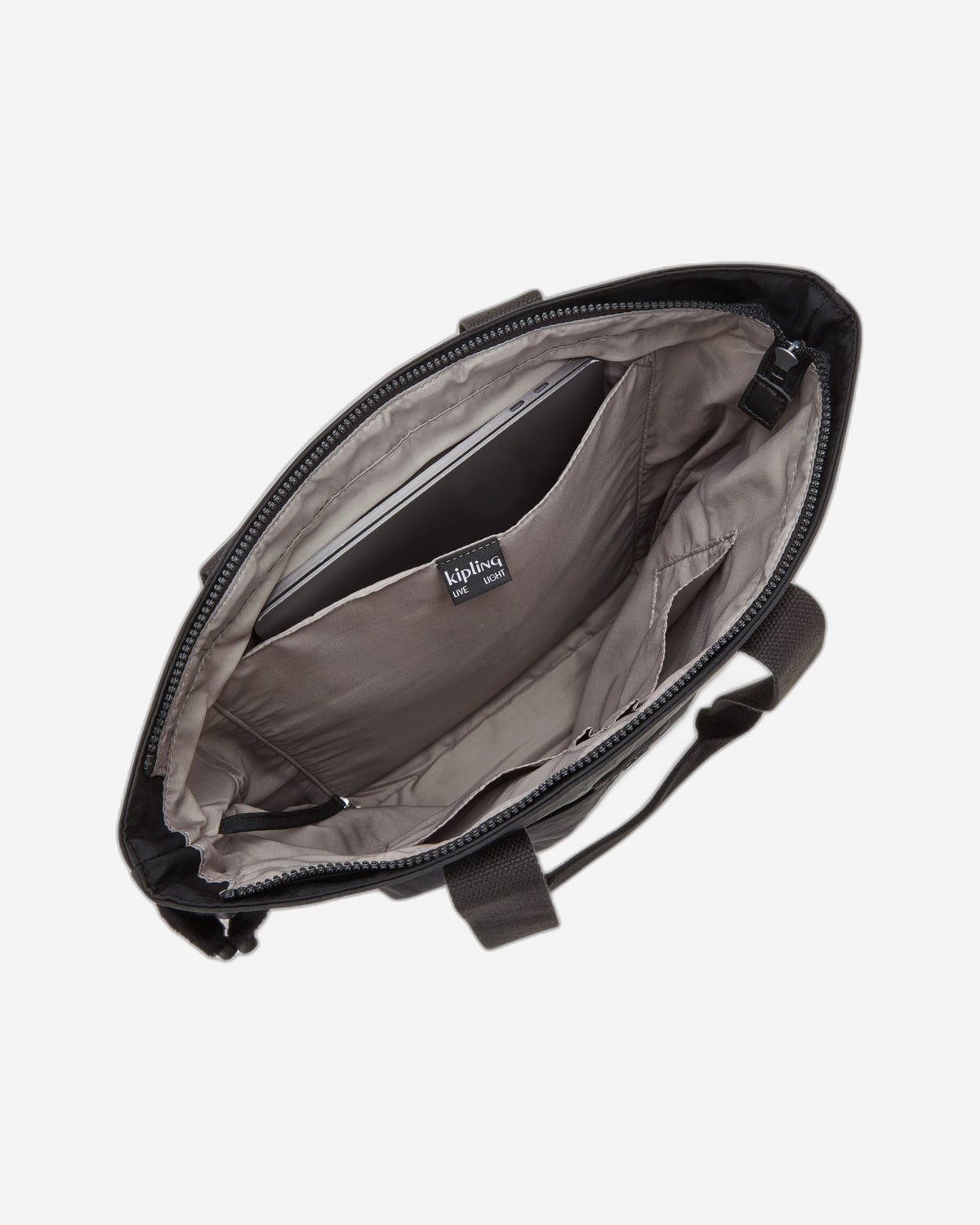 KIPLING Hanifa Black Noir Large tote I7937-P39