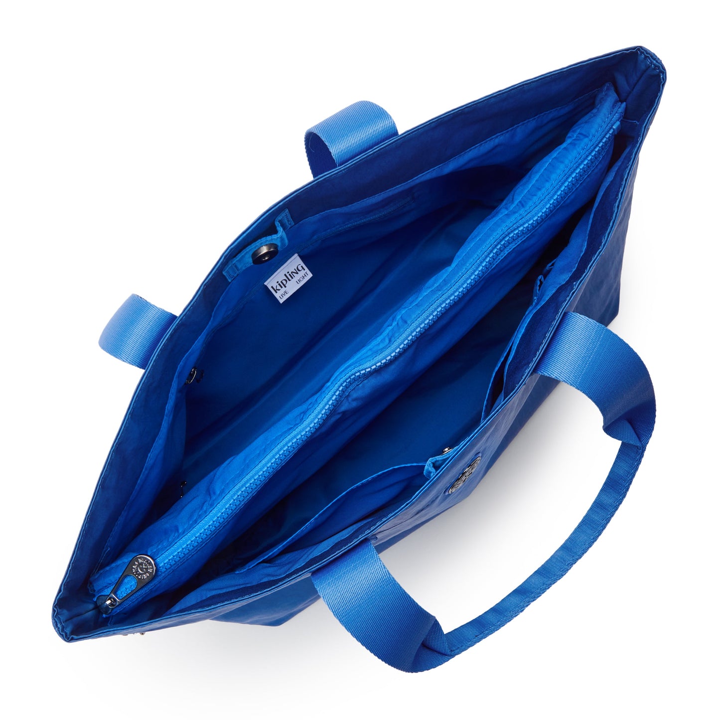 KIPLING-Colissa-Large Tote with Laptop Compartment-Satin Blue-I7962-S9H