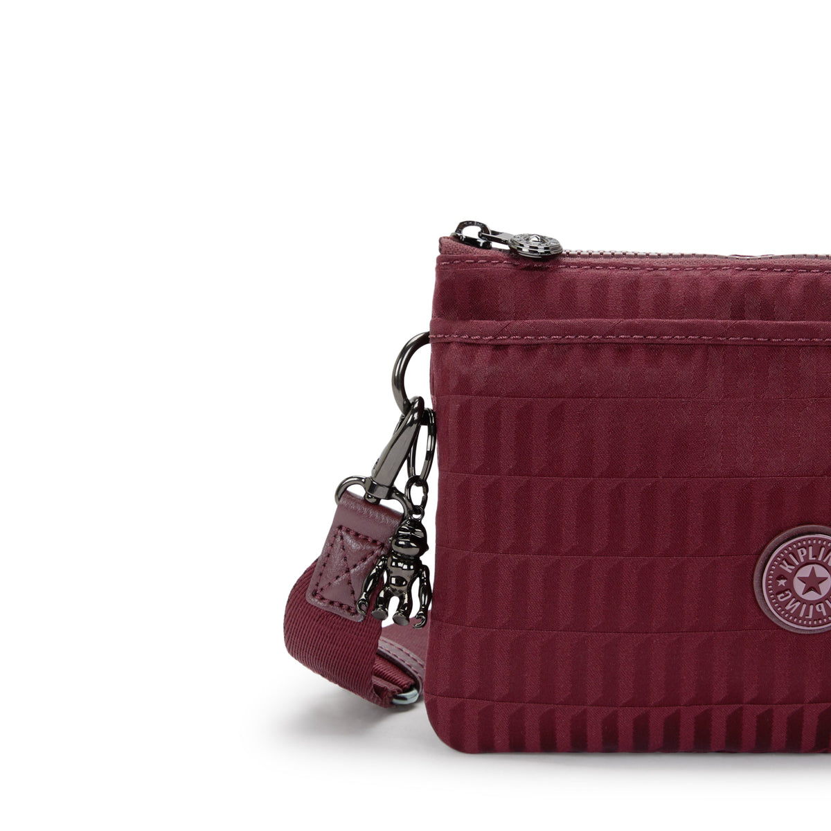 Kipling Riri Maroon Tile Jq Small crossbody (with removable shoulderstrap) I7967-9HX