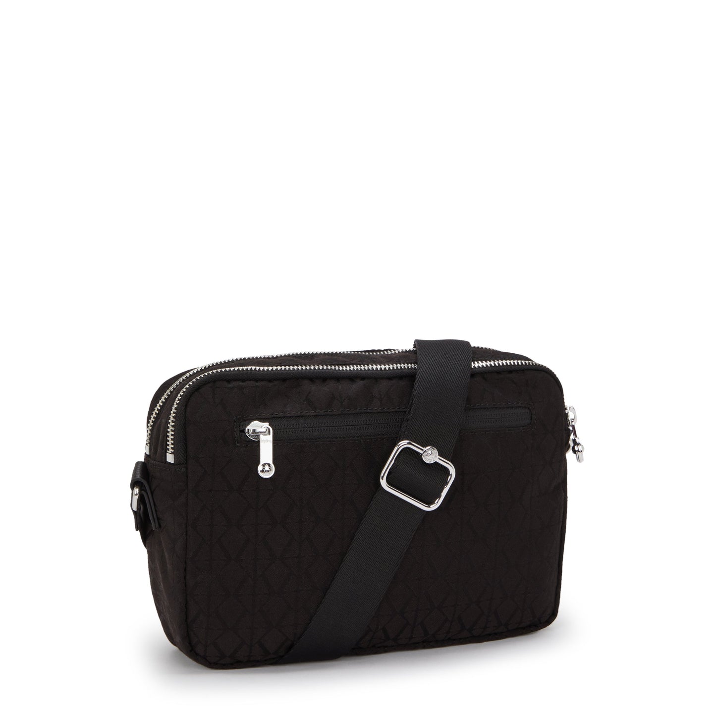 KIPLING Abanu M Noir Sign Jq Medium crossbody I8024-4NW