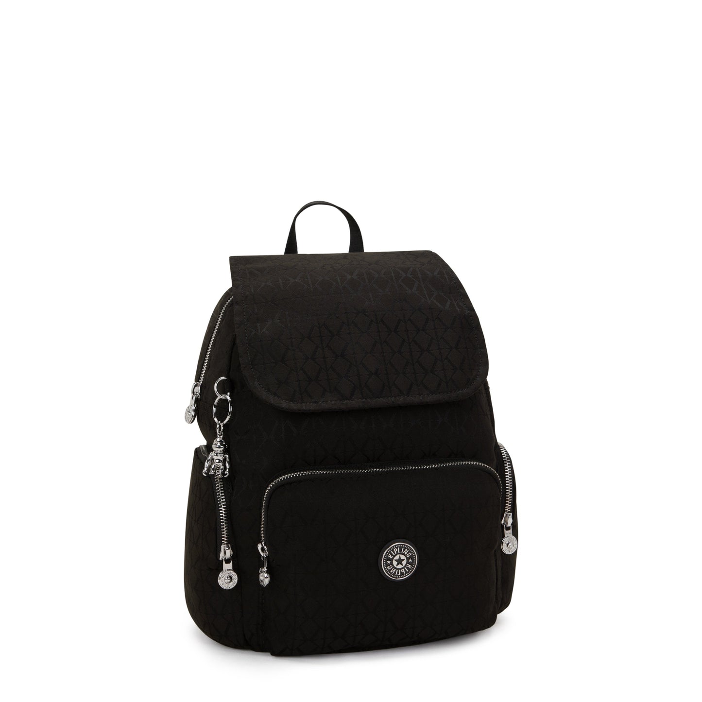 Kipling City Zip S Noir Sign Jq Small backpack I8029-4NW
