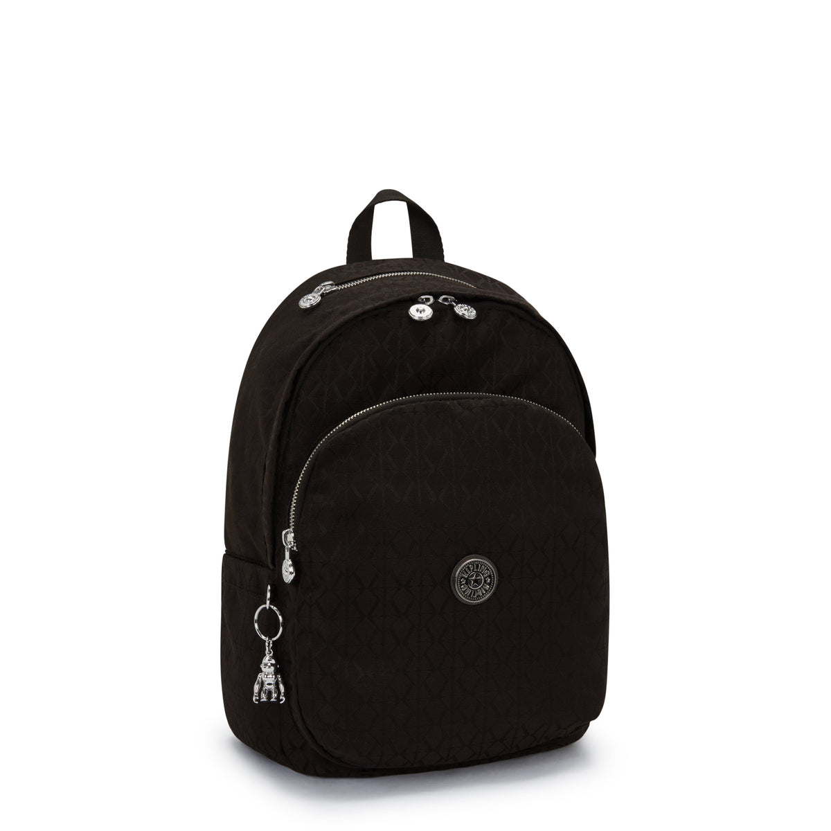Kipling Delia Noir Sign Jq Medium Backpack I8034-4NW