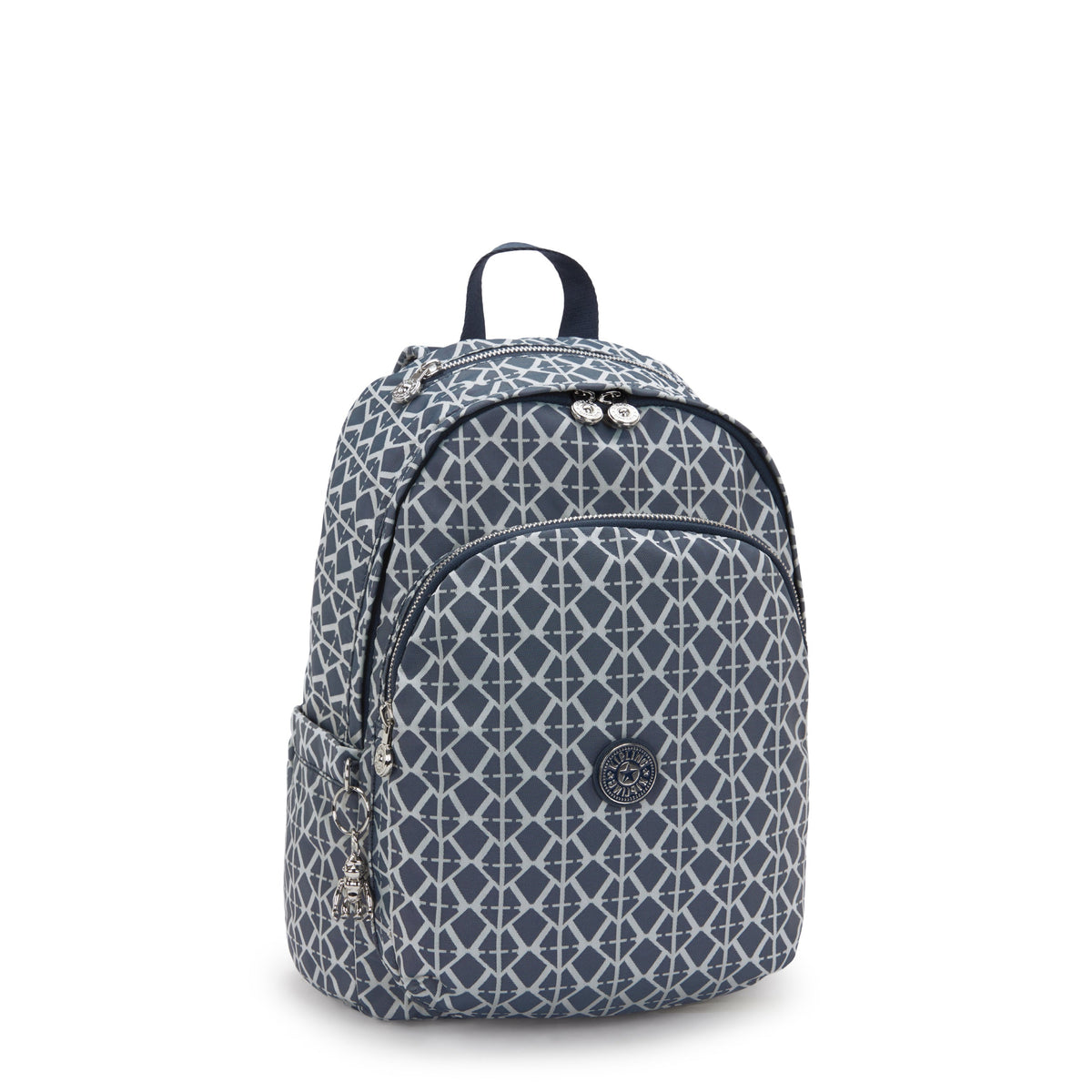Kipling Delia Navy Sign Jq Medium Backpack I8034-8DM