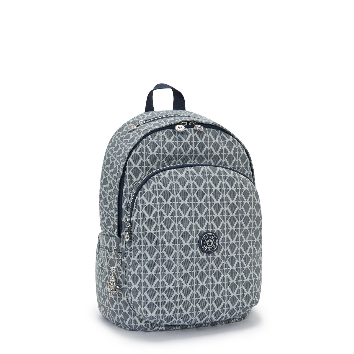 Kipling Delia Navy Sign Jq Medium Backpack I8034-8DM