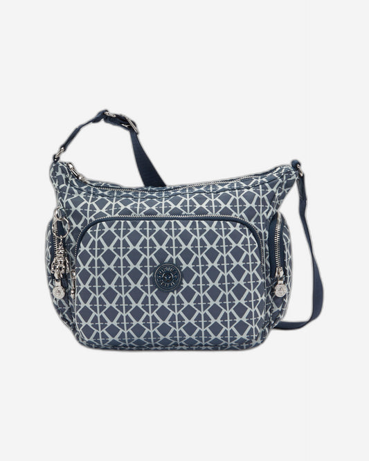 Kipling Gabb S Navy Sign Jq Medium crossbody I8039-8DM