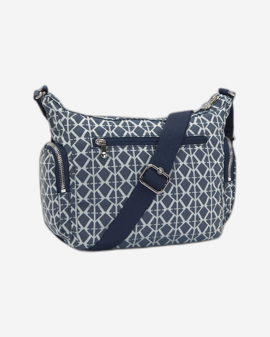 Kipling Gabb S Navy Sign Jq Medium crossbody I8039-8DM