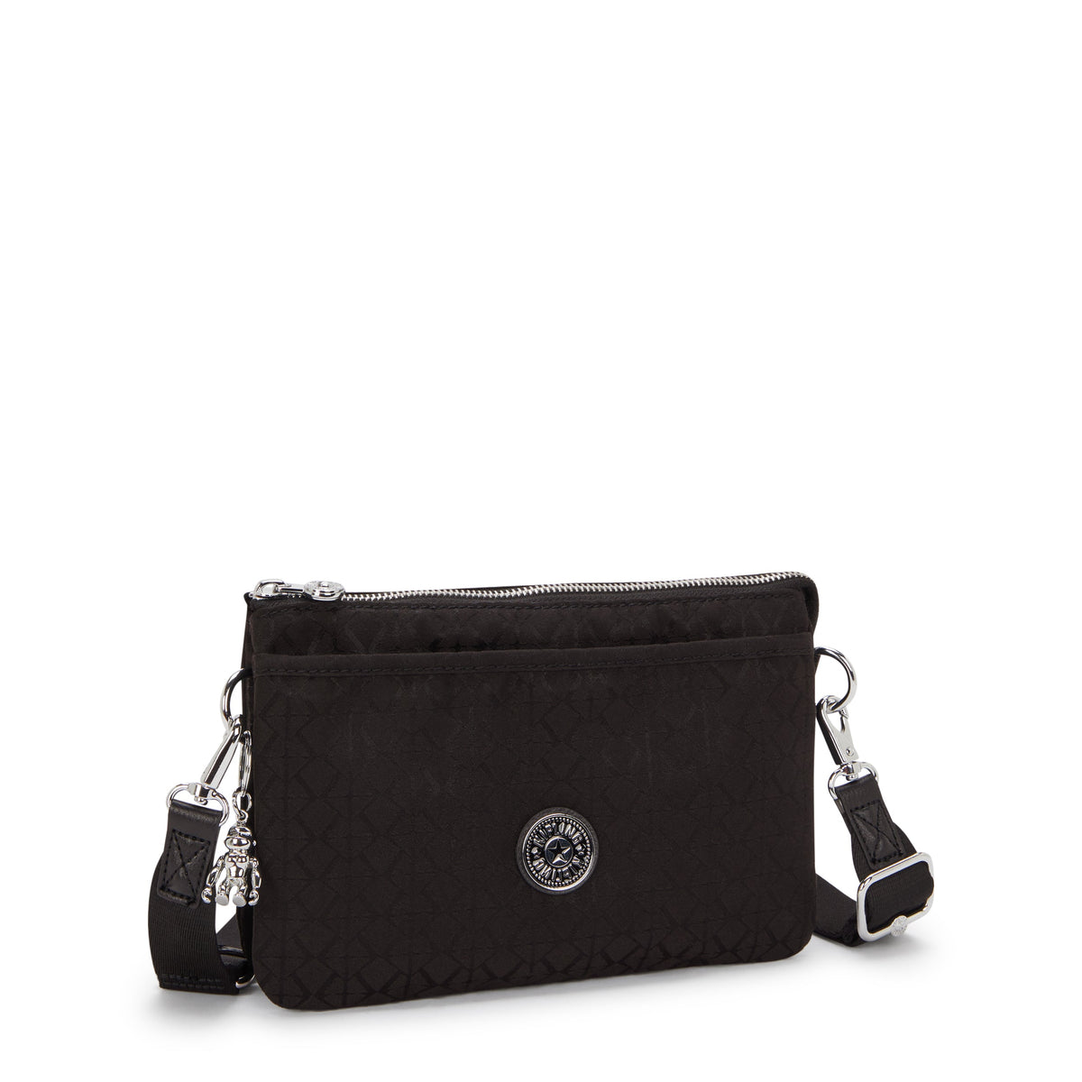 KIPLING Riri Noir Sign Jq Small crossbody (with removable shoulderstrap) I8043-4NW