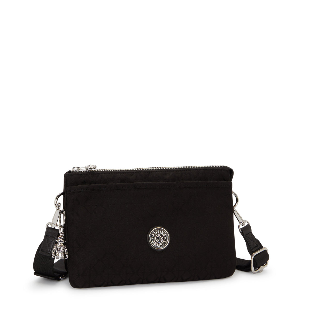 KIPLING Riri Noir Sign Jq Small crossbody (with removable shoulderstrap) I8043-4NW