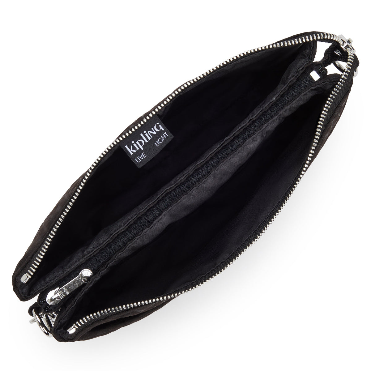Kipling Riri L Noir Sign Jq Medium crossbody (with removable shoulderstrap) I8044-4NW