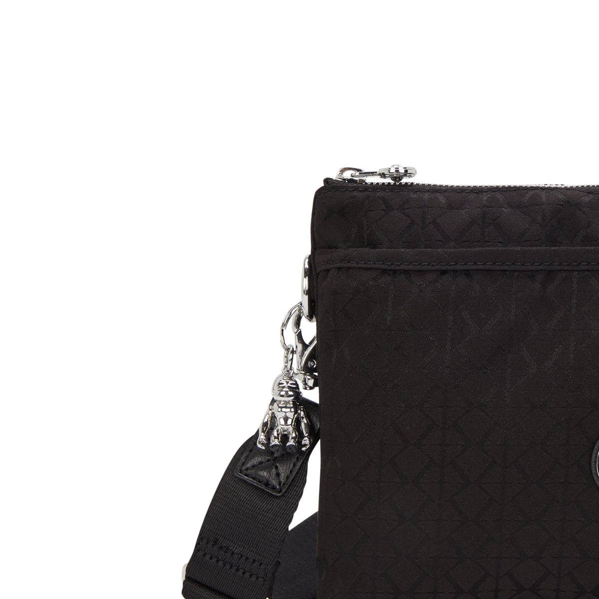 Kipling Riri L Noir Sign Jq Medium crossbody (with removable shoulderstrap) I8044-4NW