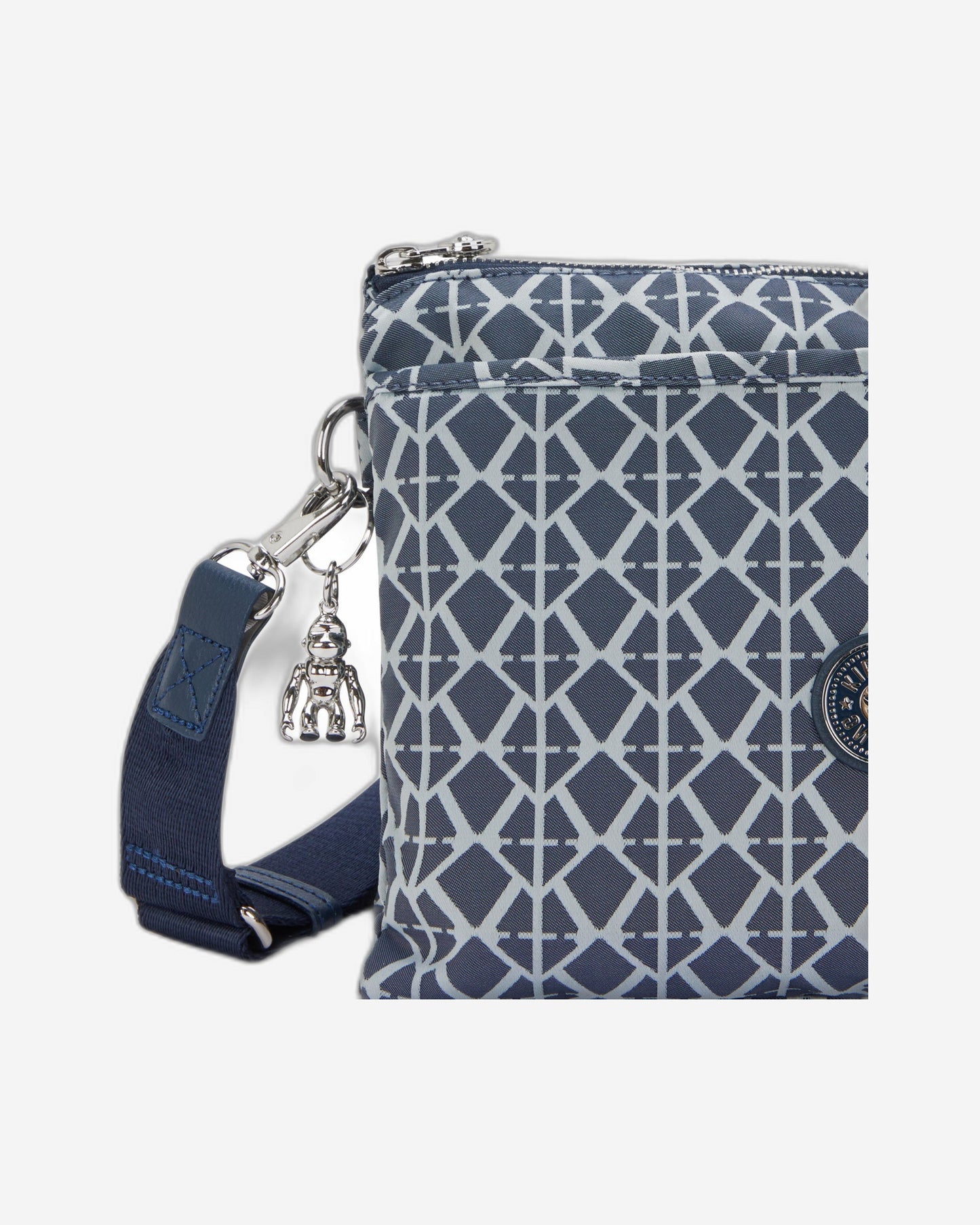 Kipling Riri L Navy Sign Jq Medium crossbody (with removable shoulderstrap) I8044-8DM