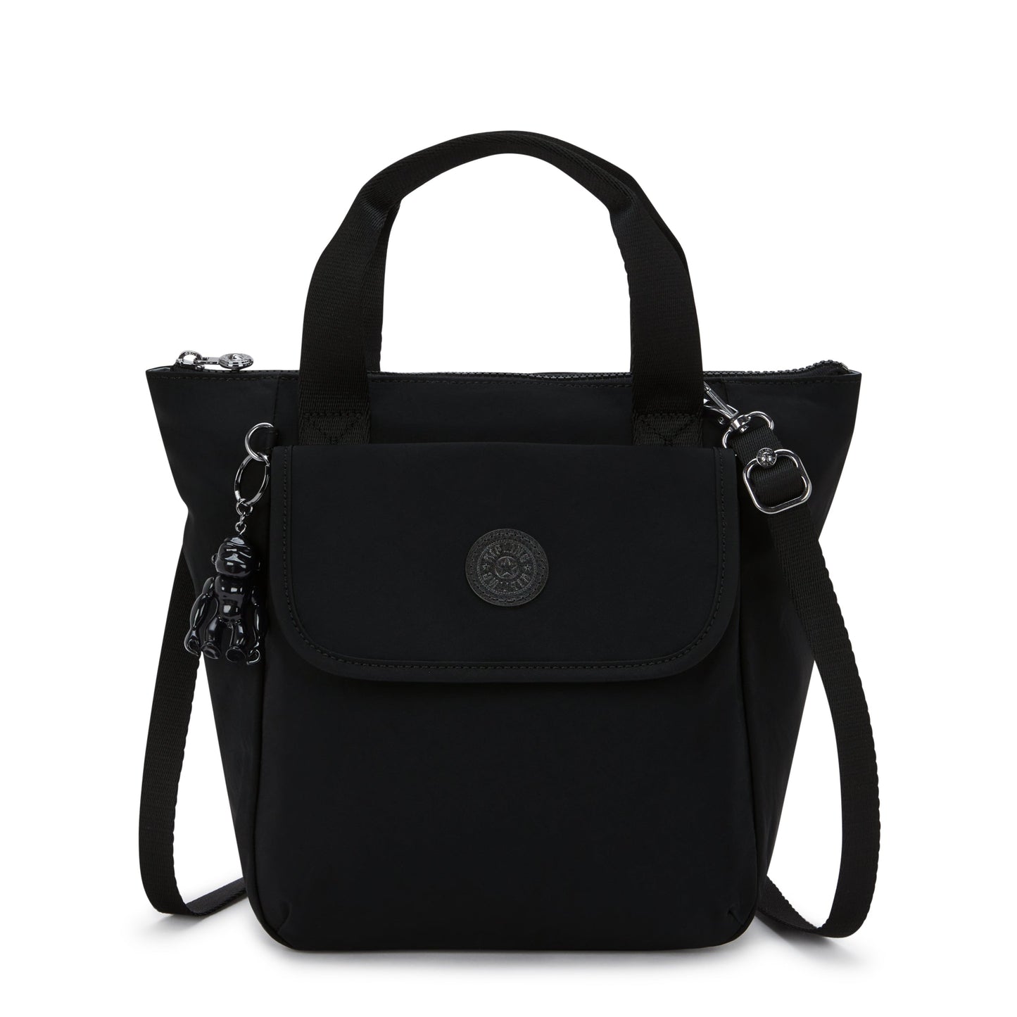kipling-awakea-infinite-black-medium-lunchbag-with-removable-shoulderstrap-i8053-2en