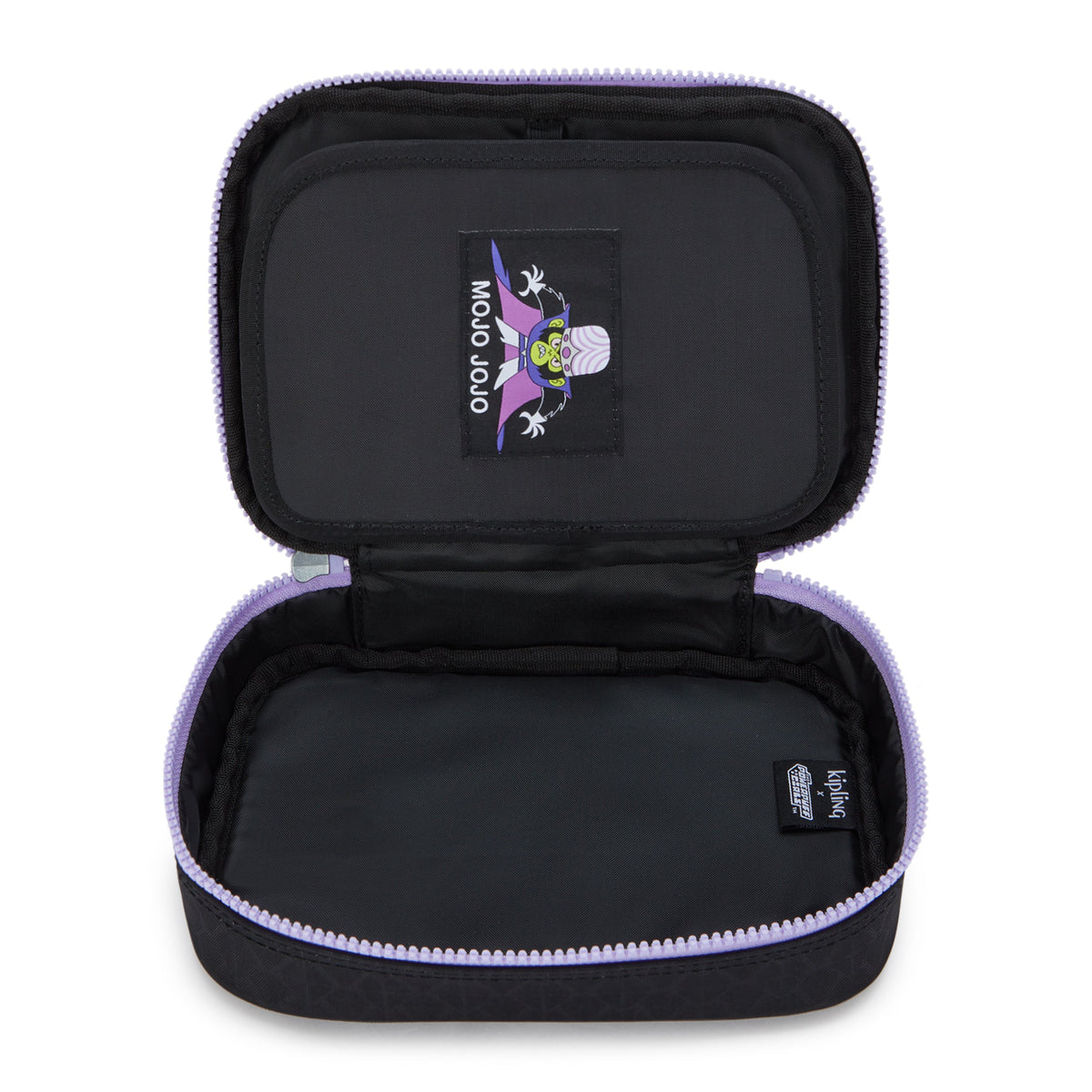 Kipling 100 Pens Powerpuff Girls Lilac Large Pencase I8122-4MG