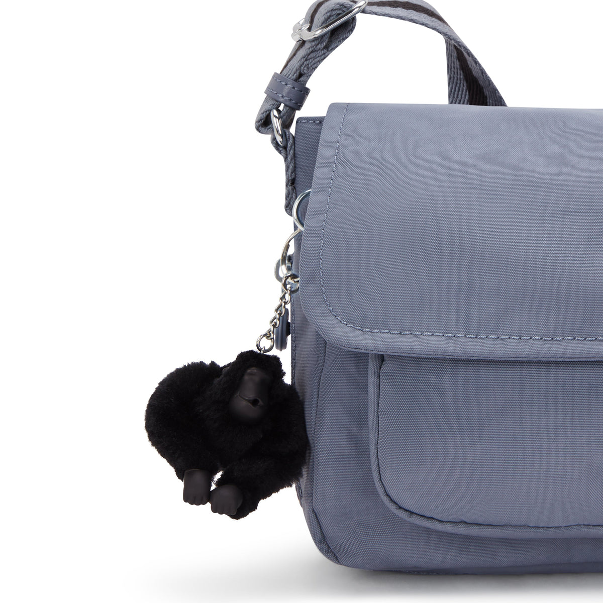 Kipling Dalma Blue Stone Medium crossbody (with expandable zip) I8123-6FB