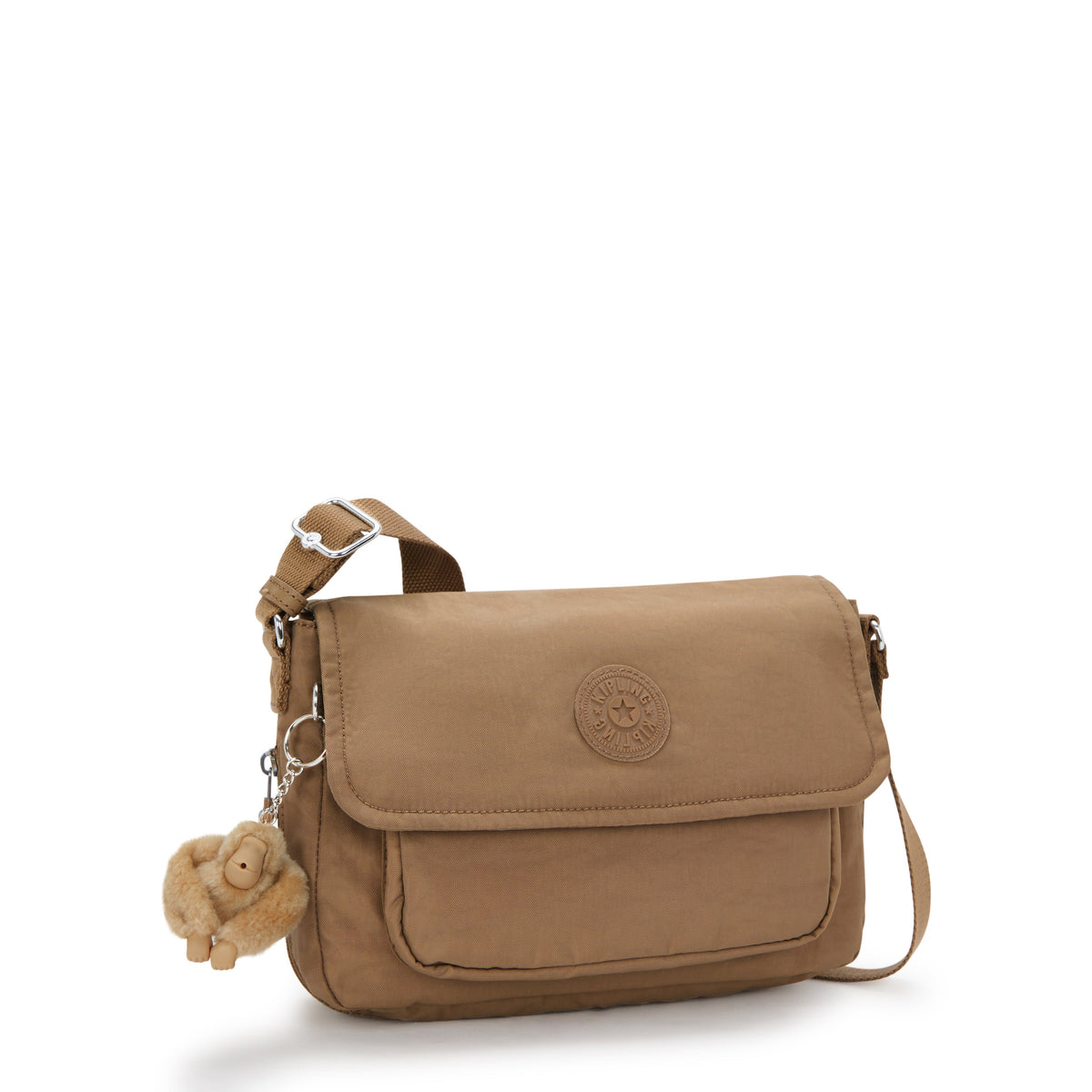 Kipling Dalma Early Tan Medium crossbody (with expandable zip) I8123-7CN