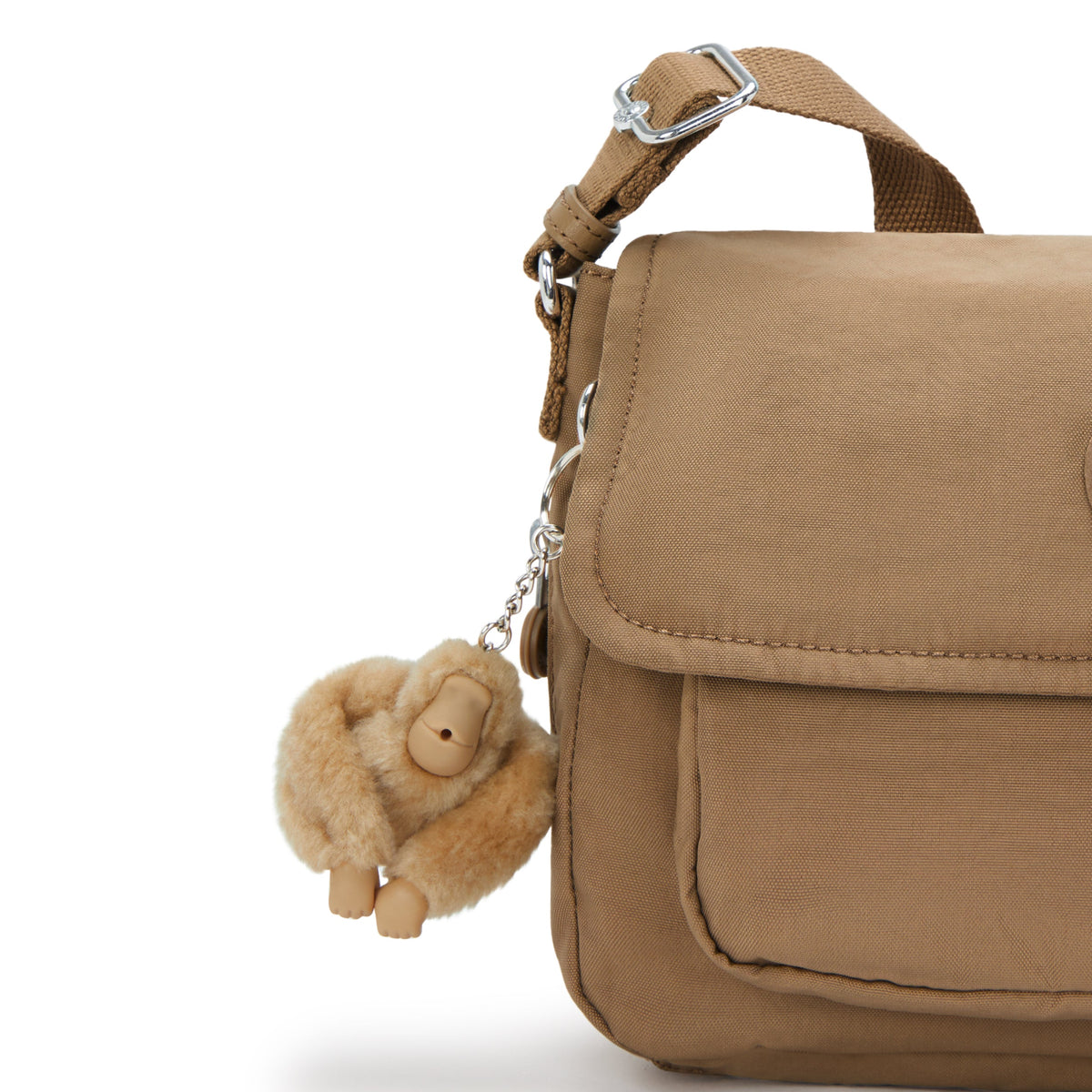Kipling Dalma Early Tan Medium crossbody (with expandable zip) I8123-7CN