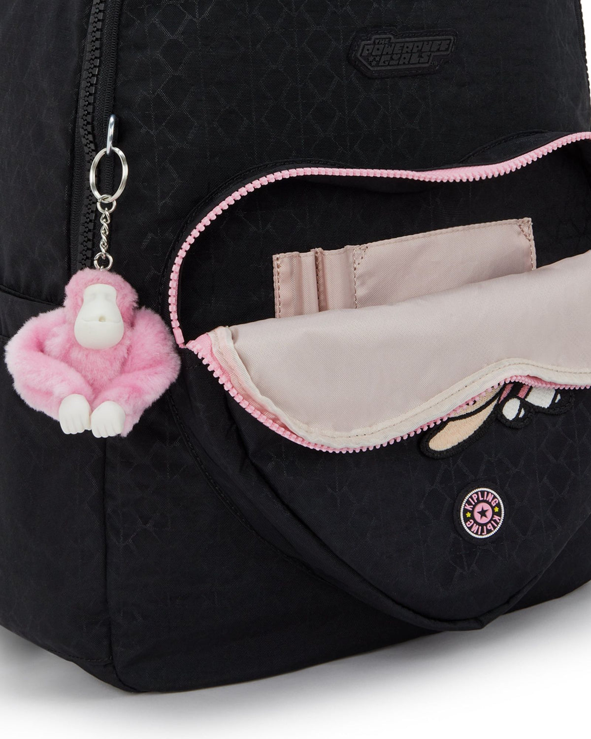 Kipling Seoul Powerpuff Girls Pink Large Backpack I8127-5FC
