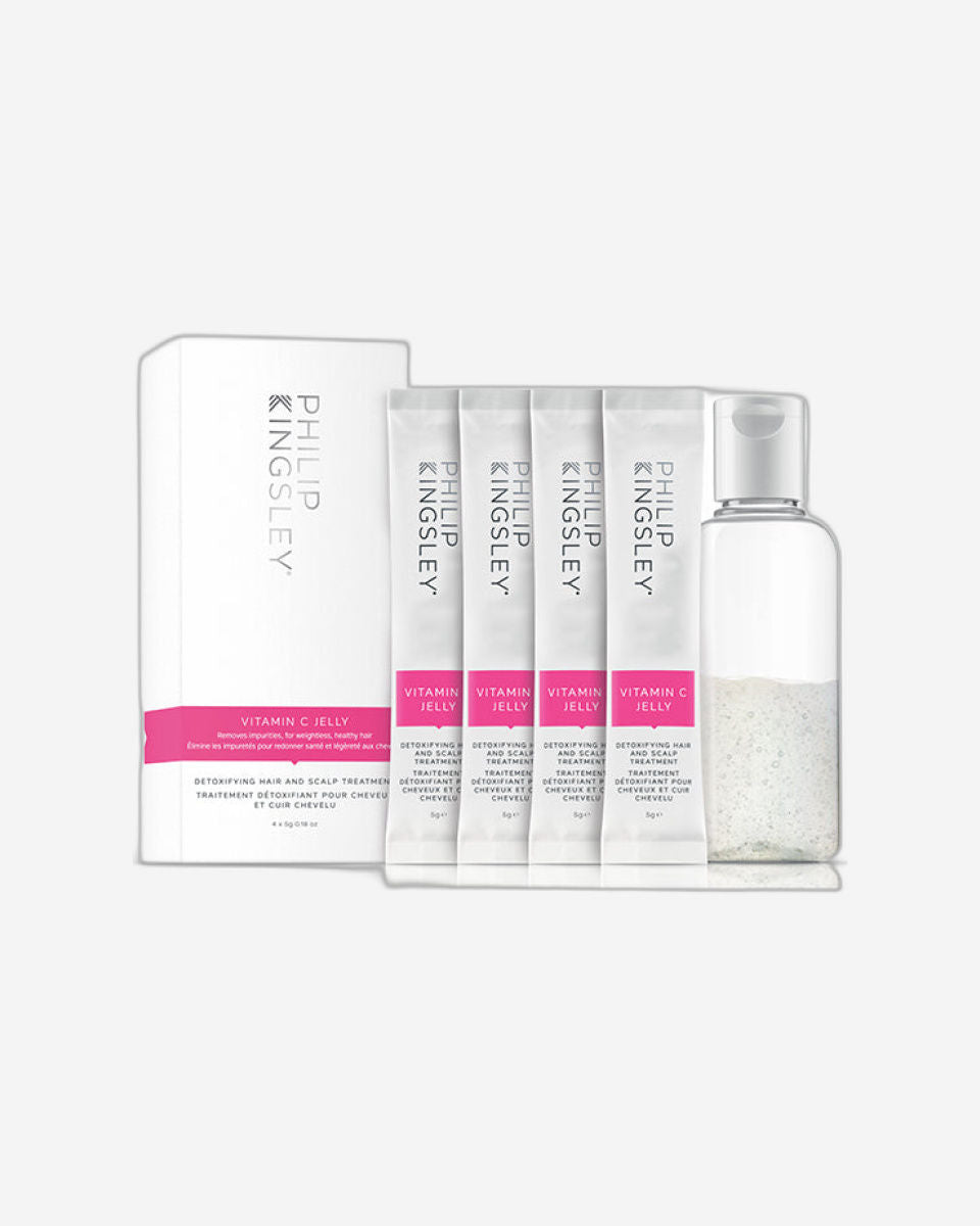 PHILIP KINGSLEY-VITAMIN C JELLY KIT
5g X 4 DETOXIFYING HAIR AND SCALP TREATMENT