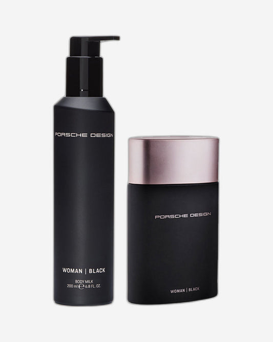 PORSCHE DESIGN WOMAN BLACK G-SET (EDP 100ML + BODY MILK 200ML)