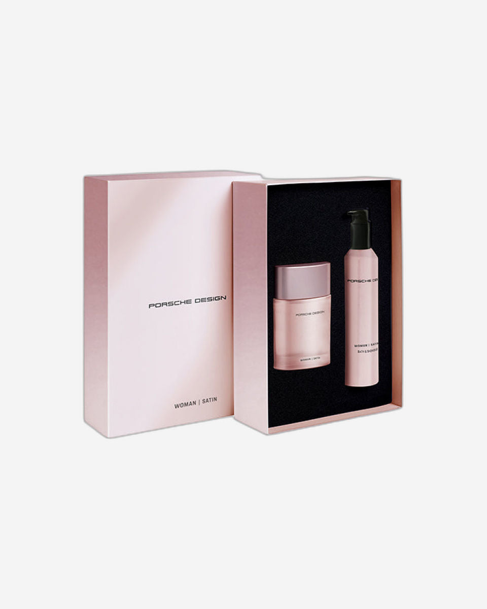 Porsche Design Woman Satin Gift Set (Eau De Parfum 100Ml + 200Ml Shower Gel)