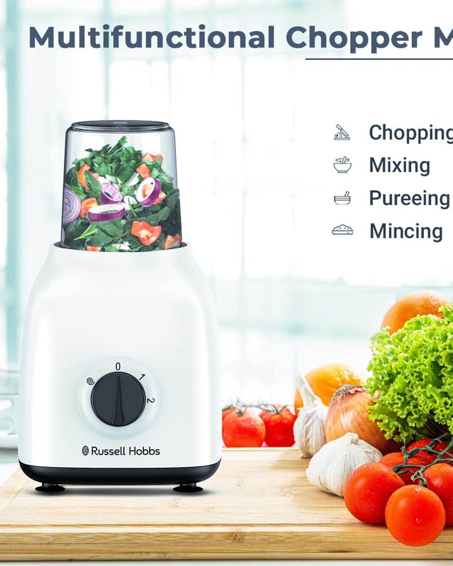 Russell Hobbs Blender with Mill Blender and 2 Mills