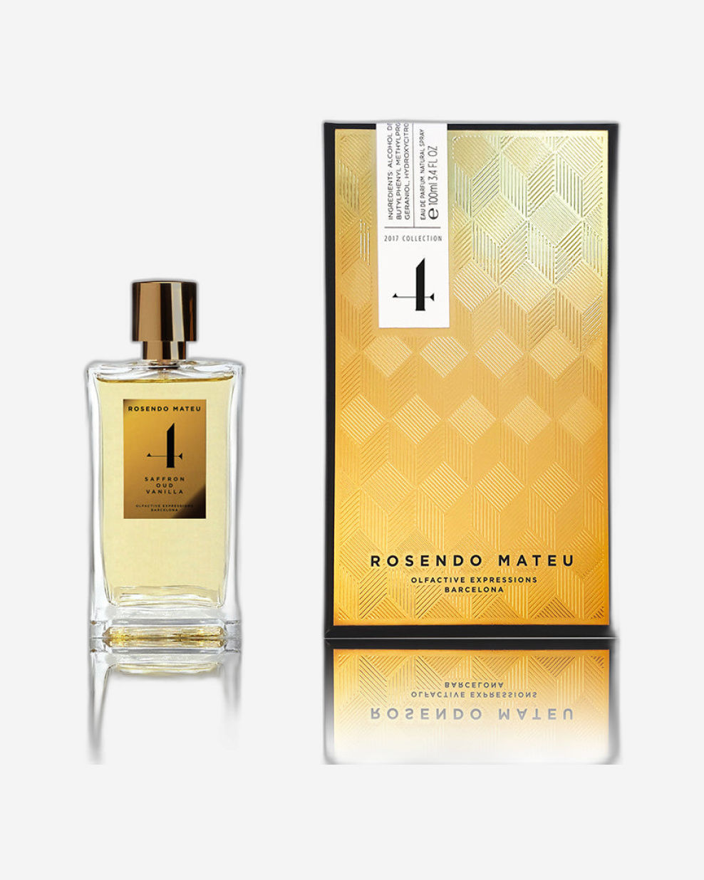 Rosendo Mateu No. 4 Saffron, Oud, Vanilla Unisex Natural Spray EDP 100ml