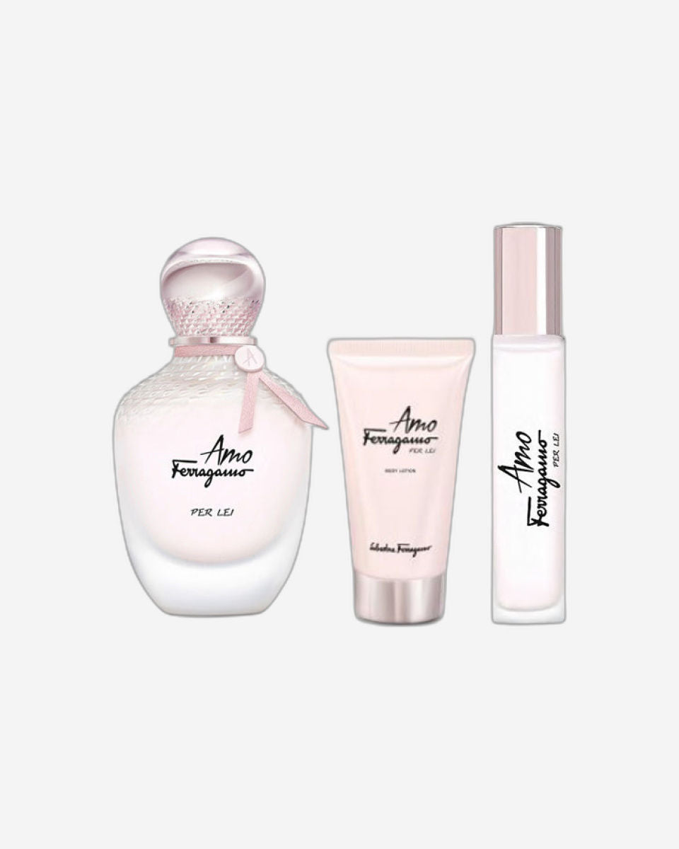 Salvatore Ferragamo Amo Ferragamo Per Lei for Women Natural Spray EDP Gift Set