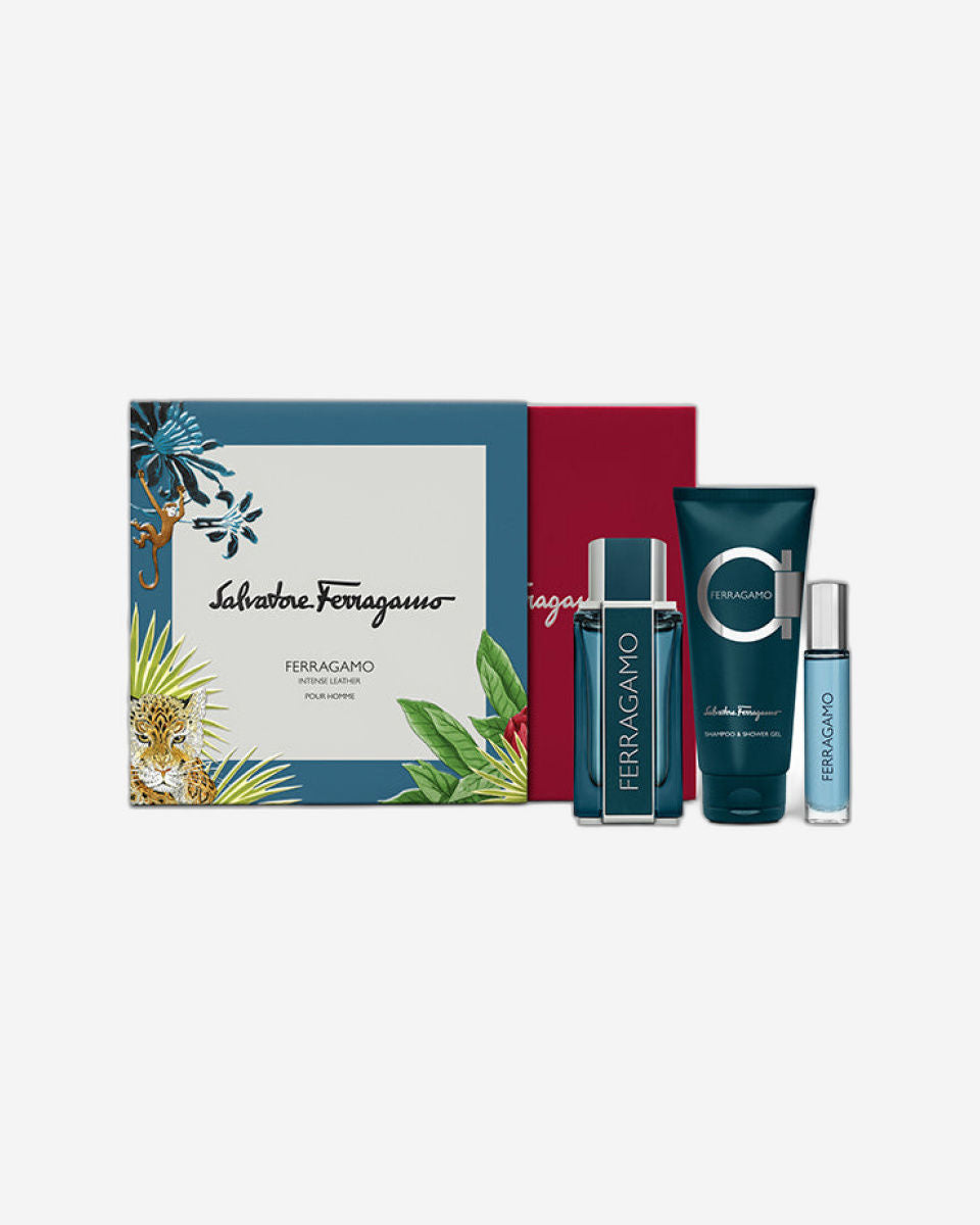 Salvatore Ferragamo Intense Leather for Men Gift Set