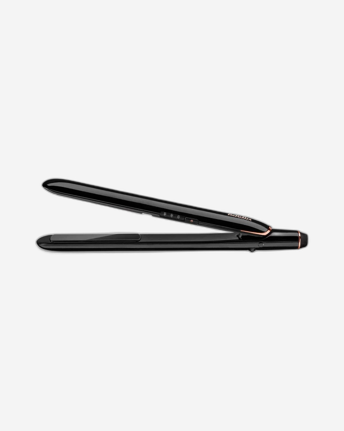 BABYLISS STRAIGHTENER 25MM PTC 3TEMPS BLACK UPTO 230C TITANIUM CERAMIC HEAT MAT - ST250SDE