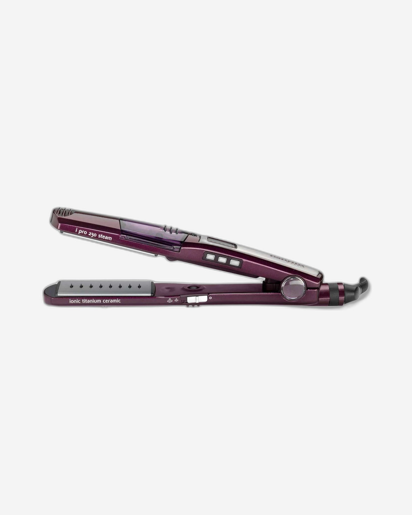 BABYLISS I-PRO 230 STEAM STRAIGHTENER DETANGLE & RETRACTABLE COMB - ST395SDE