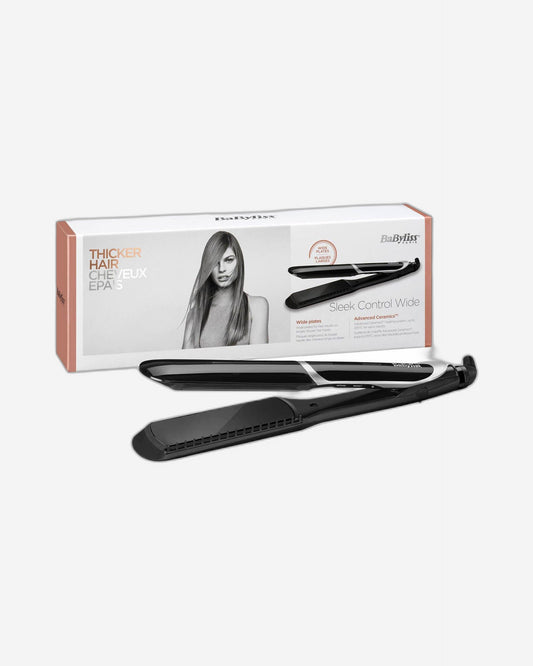 Babyliss Straightener 35mm 6 Temp Settings Advanced Heat System Tourmaline Ceramic Plates - ST397SDE