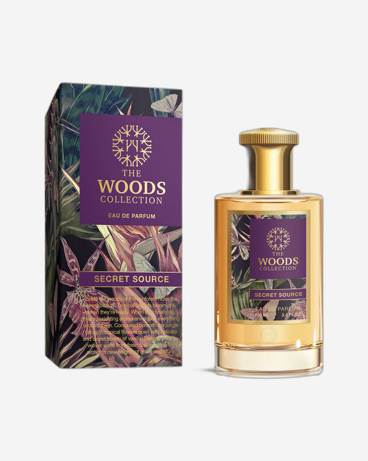 THE WOODS COLLECTION
SECRET SOURCE
Eau de parfum Unisex 
100 ML Natural Spray