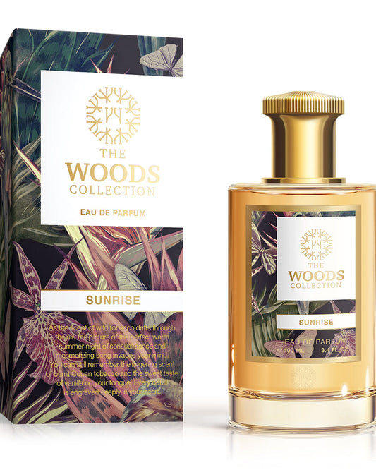 THE WOODS COLLECTION
SUNRISE
Eau de parfum Unisex 
100 ML Natural Spray