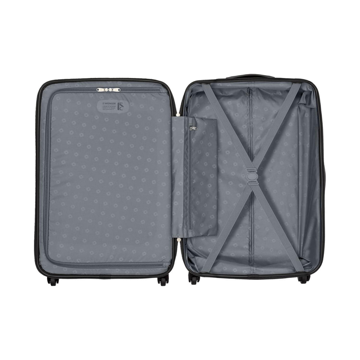 Wenger Trayn 53+67+78cm Hardcase Luggage Trolley  Set Of 3- Black