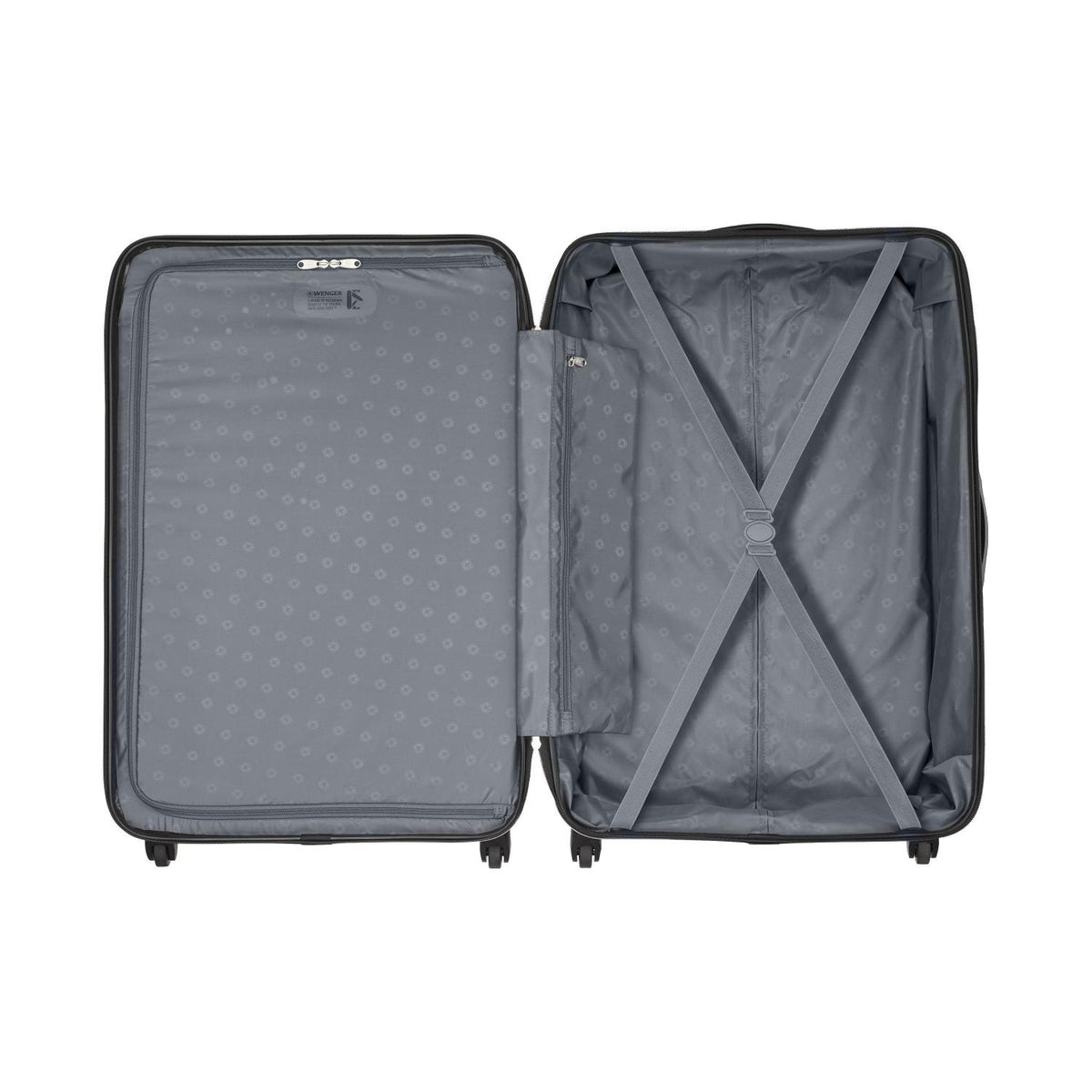 Wenger Trayn 53+67+78cm Hardcase Luggage Trolley  Set Of 3- Black