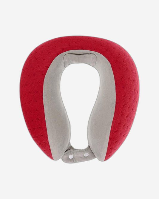 Be Relax My Memory Foam Wellness Neck Pillow - Velvet Red - 1001300058