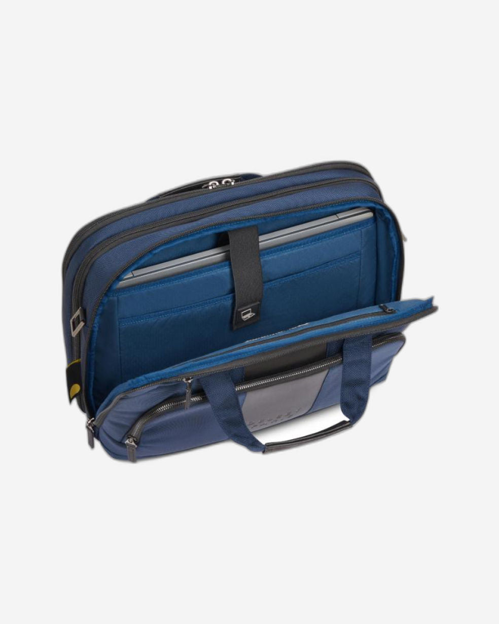 Delsey Paris Wagram 2 Comparment Satchel 15.6  Laptop Briefcase
