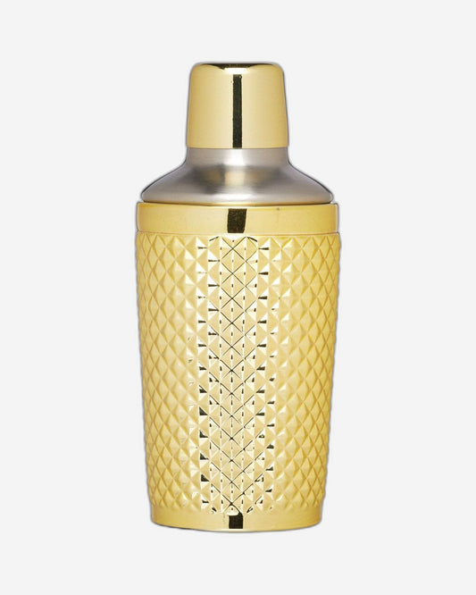 KitchenCraft BarCraft Studded Boston Cocktail Shaker - Gold - BCCSSTUDGLD