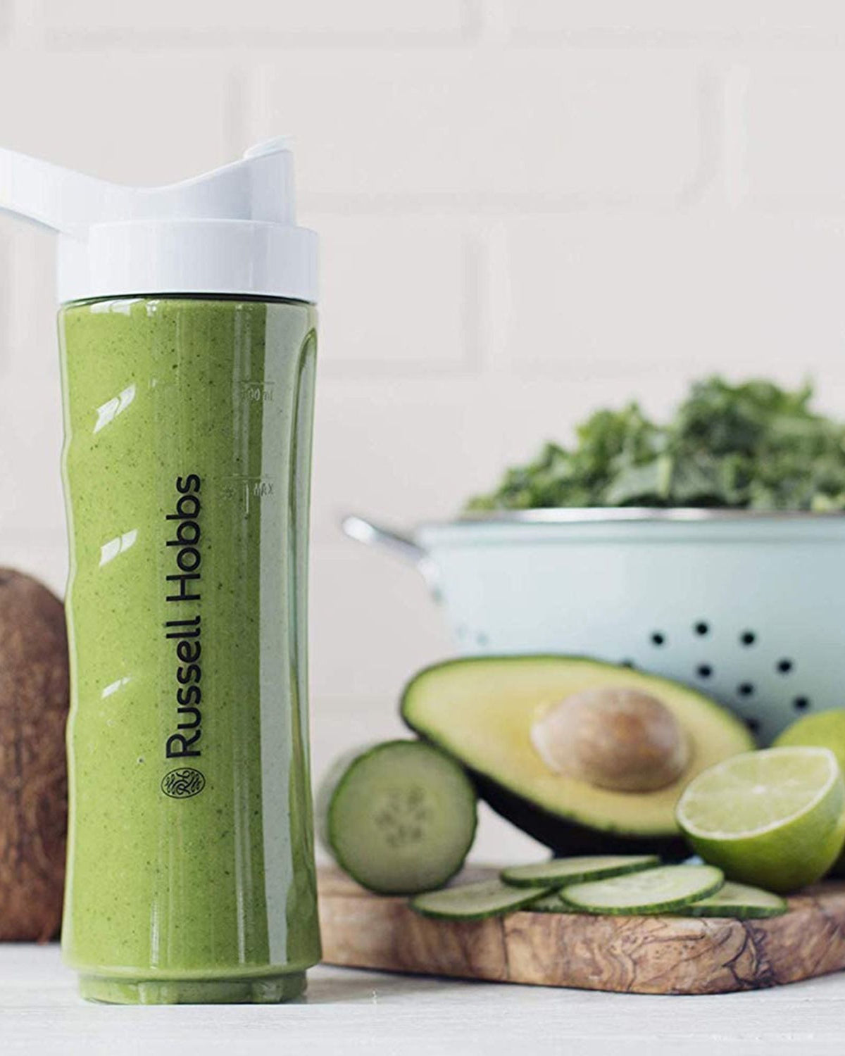 RUSSELL HOBBS MIX & GO COOL PERSONAL BLENDER 600ML SMOOTHIE MAKER 300W - 21351