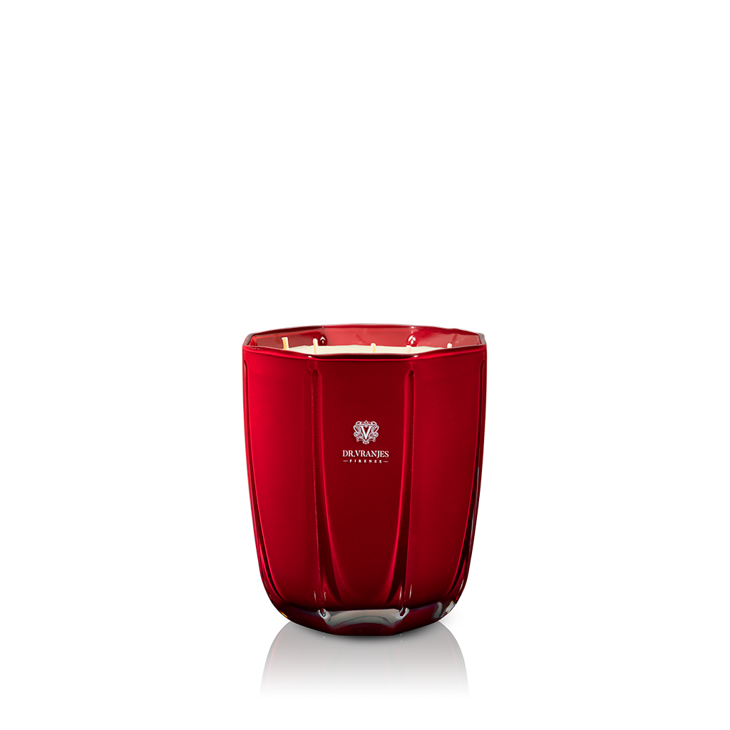 CANDELA ROSSO NOBILE DECORATIVE SCENTED CANDLE 1KG TORMALINA