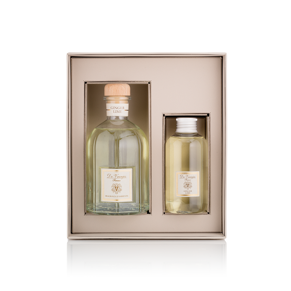 GIFT BOX 250 GINGER LIME STICK DIFFUSER WITH 150ML REFILL