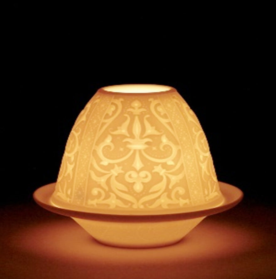 LITHOPHANE VOTIVE LIGHT - RENAISSANCE