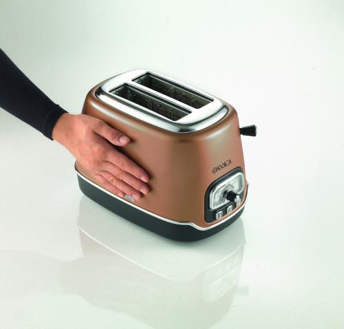 ARIETE CLASSICA 2-SLICE TOASTER, COPPER  158