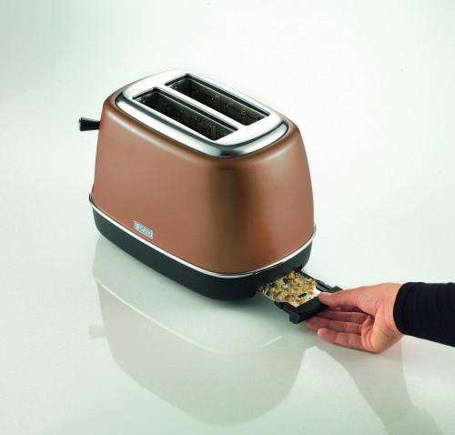 ARIETE CLASSICA 2-SLICE TOASTER, COPPER  158