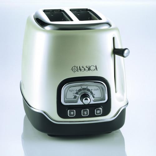 ARIETE CLASSICA 2-SLICE TOASTER, PEARL 158
