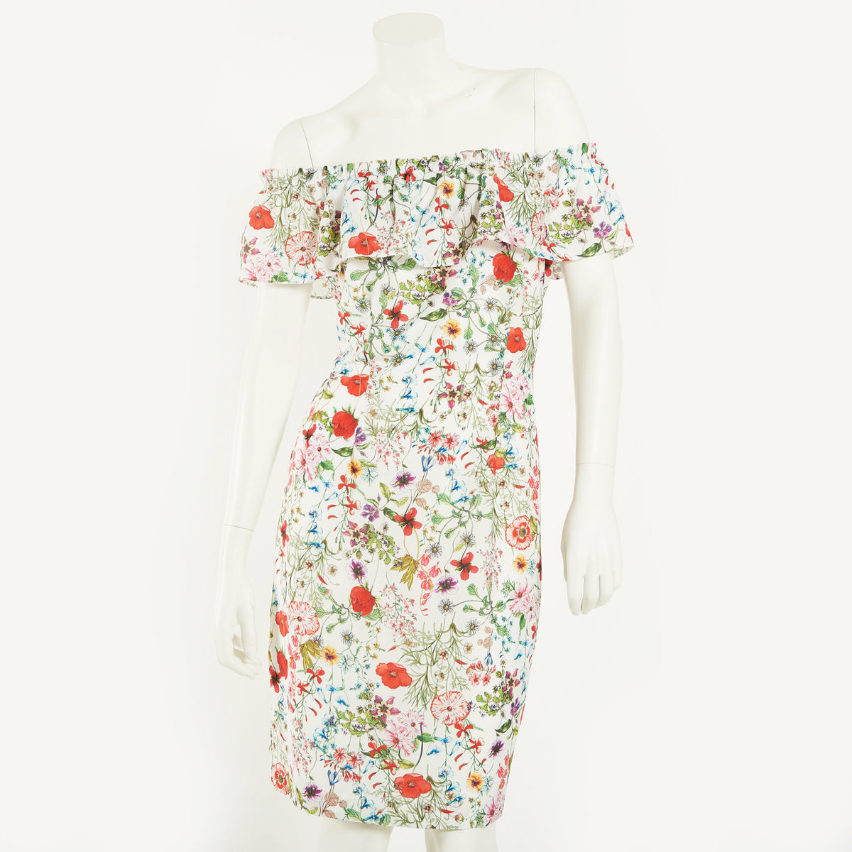BLOOM PRINTED OFF SHOULDER