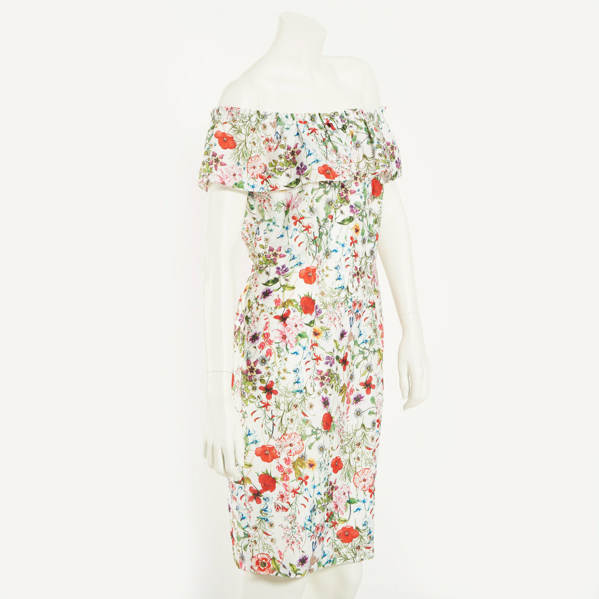 BLOOM PRINTED OFF SHOULDER